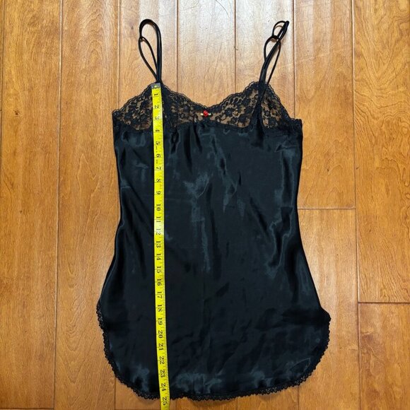 Vintage Victorias Secret Womens Slip Dress Size Small Cami Satin Lace Flirty Y2K - Picture 10 of 12
